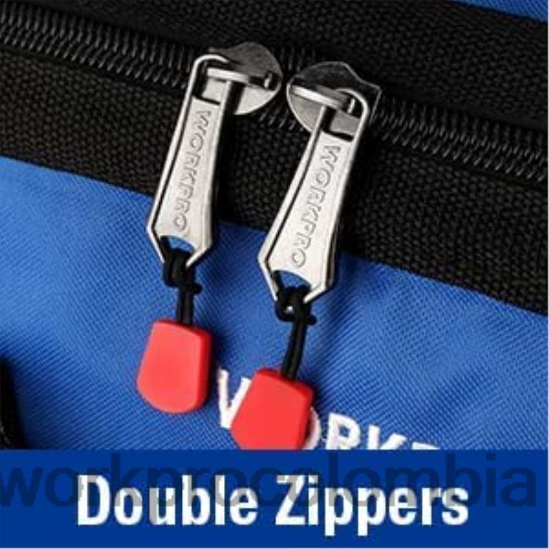 WORKPRO Bolsa de herramientas de 14 pulgadas, organizador de herramientas con múltiples bolsillos y correa para el hombro ajustable JP02P31 almacenamiento útil