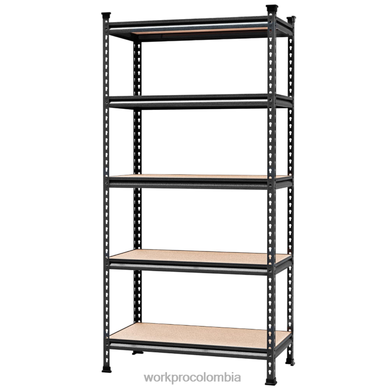 WORKPRO Estantería resistente de almacenamiento en estante metálico ajustable de 5 niveles, capacidad de carga de 4000 libras JP02P12 almacenamiento moderno