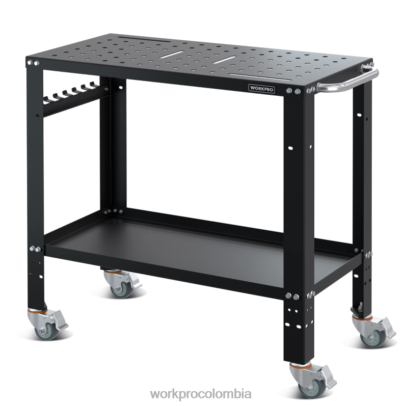 WORKPRO mesa de soldadura portátil, capacidad de carga de 1200 lbs, mesa de nitruración JP02P13 almacenamiento nuevo