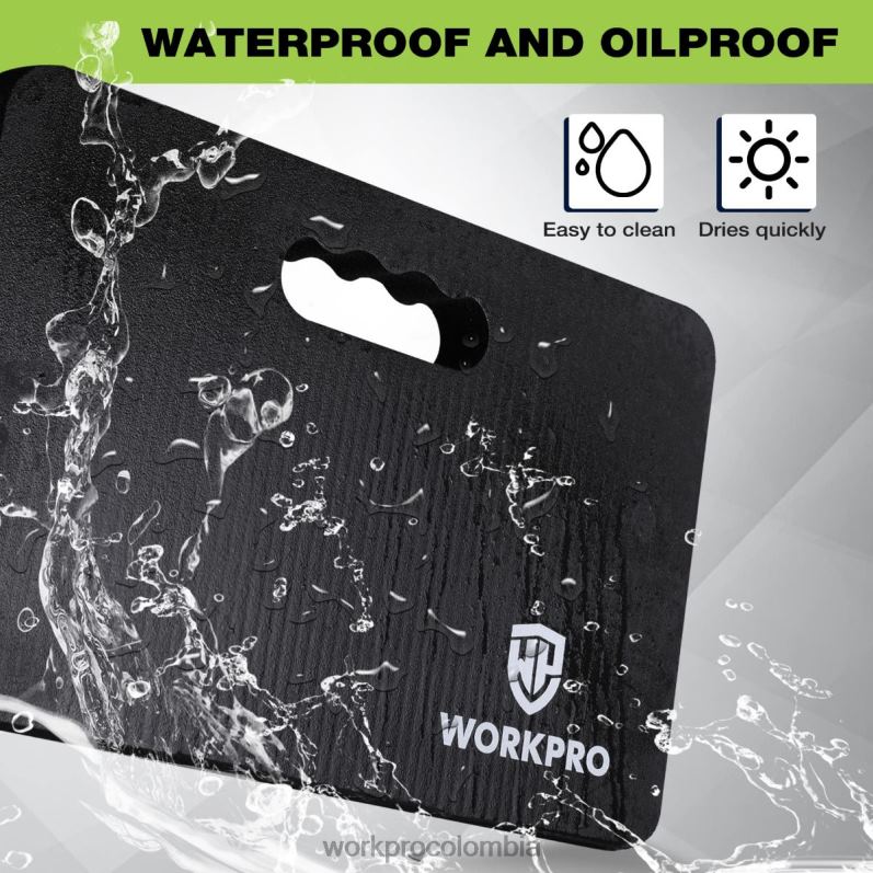 WORKPRO almohadilla para rodillas de espuma extra gruesa, 17,5 x 11 x 1,5 JP02P277 herramienta negro