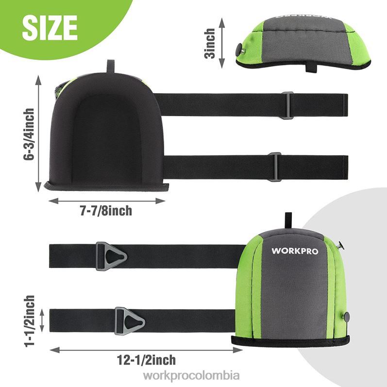 WORKPRO rodilleras para suelos de jardín con relleno de espuma JP02P272 herramienta útil