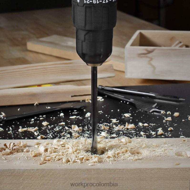 WORKPRO Juego de brocas de espada profesional de acero al carbono premium de 10 piezas JP02P192 herramienta útil