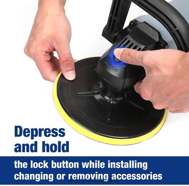 WORKPRO Pulidora con mango desmontable y accesorios JP02P231 herramienta útil