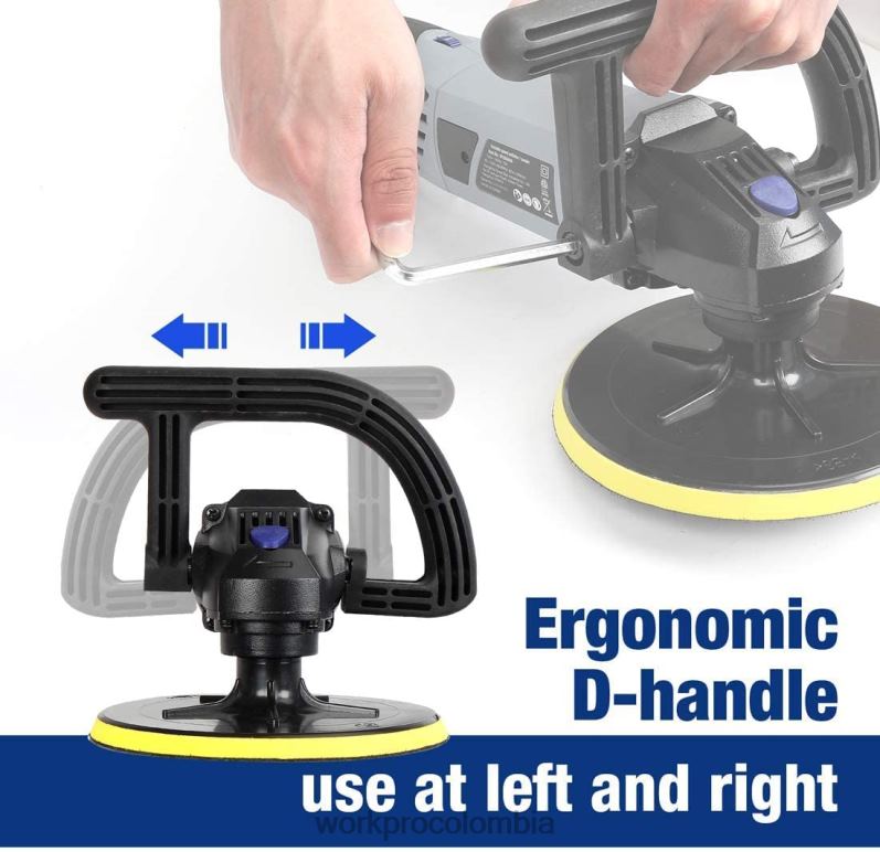 WORKPRO Pulidora con mango desmontable y accesorios JP02P231 herramienta útil