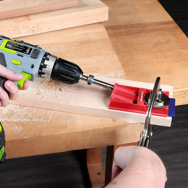 WORKPRO Tapones de plástico, destornillador cuadrado grueso, kit de plantilla para orificios de bolsillo JP02P201 herramienta moderno