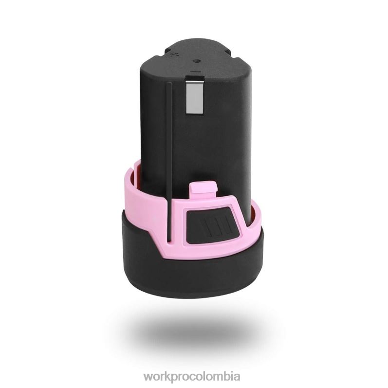 WORKPRO Batería de repuesto de iones de litio de 12 V para taladro atornillador inalámbrico de 12 V JP02P223 herramienta rosa