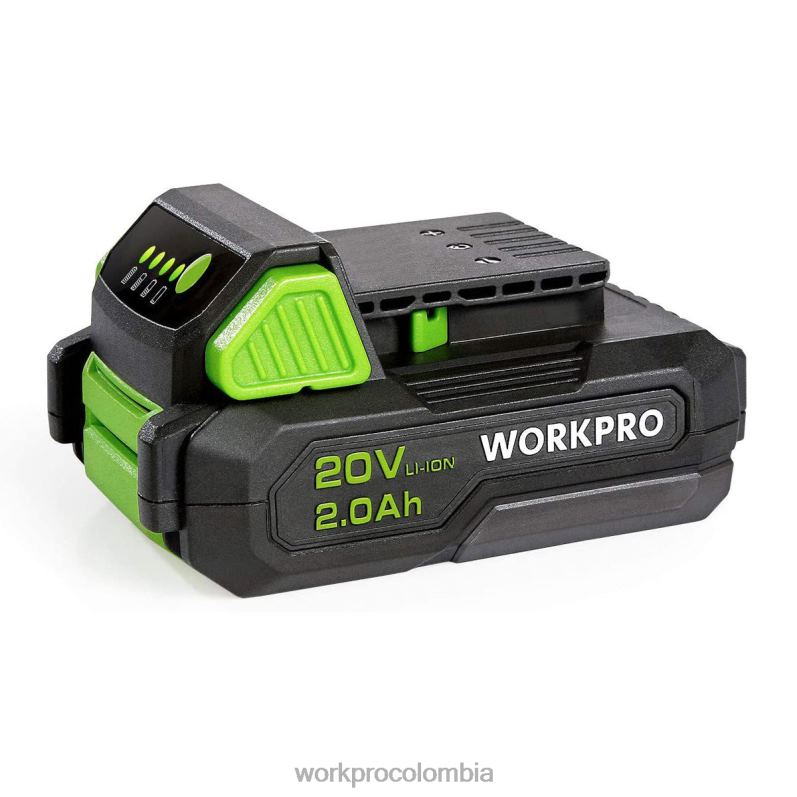 WORKPRO Paquete de baterías de iones de litio de 20v 2.0ah JP02P218 herramienta moderno