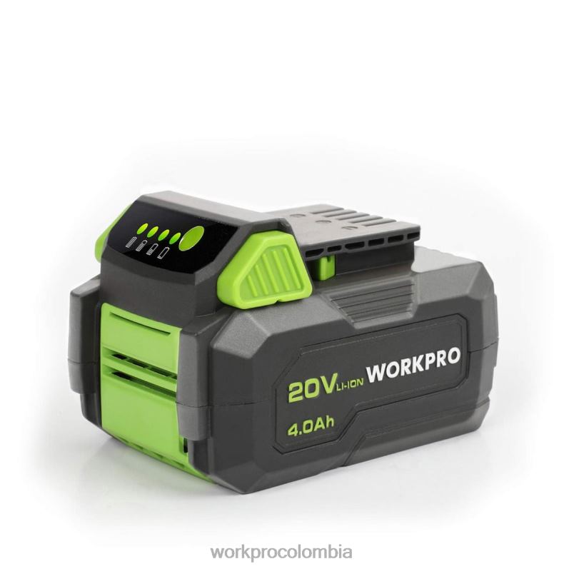 WORKPRO Paquete de baterías de iones de litio de 20v 4.0ah JP02P217 herramienta moderno