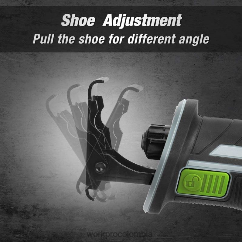 WORKPRO Sierra alternativa inalámbrica, 4 hojas de sierra para cortar madera y metal incluidas. JP02P184 herramienta nuevo