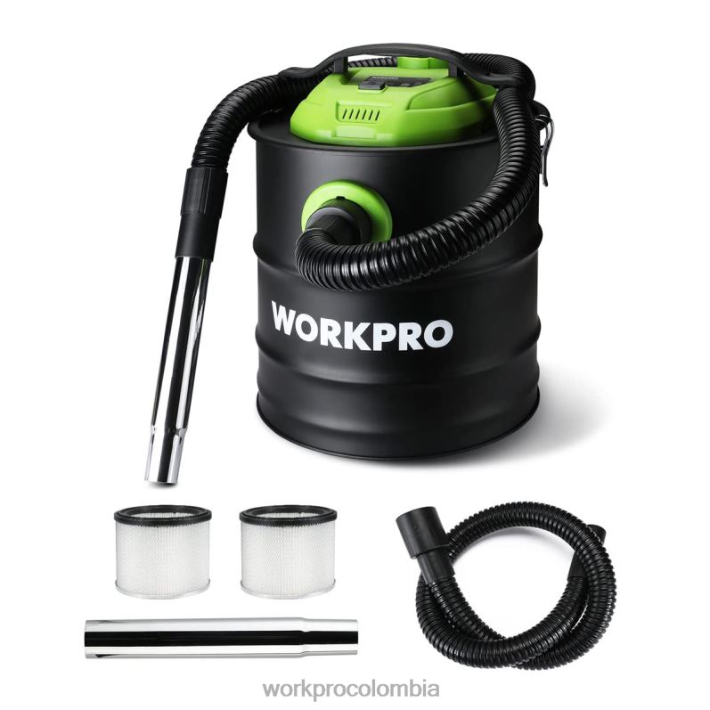 WORKPRO Aspiradora de cenizas de 5,2 galones, aspiradora de cenizas de 5,5 caballos de fuerza máxima con filtro hepa JP02P212 herramienta útil