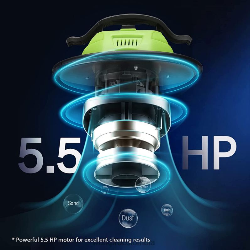 WORKPRO Aspiradora de cenizas de 5,2 galones, aspiradora de cenizas de 5,5 caballos de fuerza máxima con filtro hepa JP02P212 herramienta útil