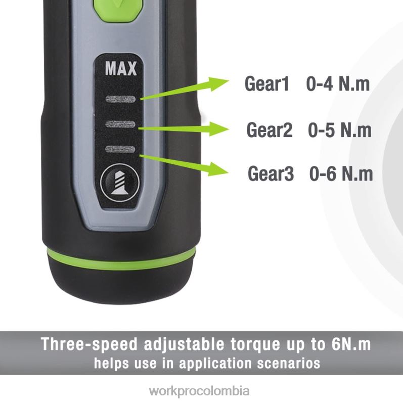 WORKPRO Destornillador eléctrico 4v, juego de destornilladores inalámbricos recargables con luz led JP02P232 herramienta útil