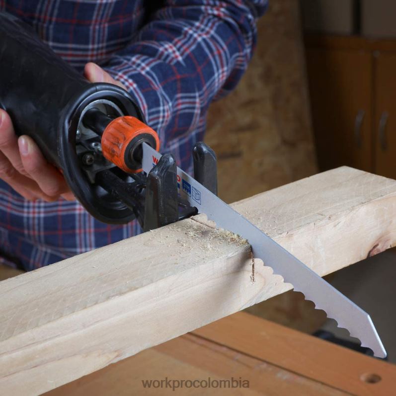 WORKPRO Juego de 32 hojas de sierra alternativa con bolsa organizadora JP02P138 herramienta útil