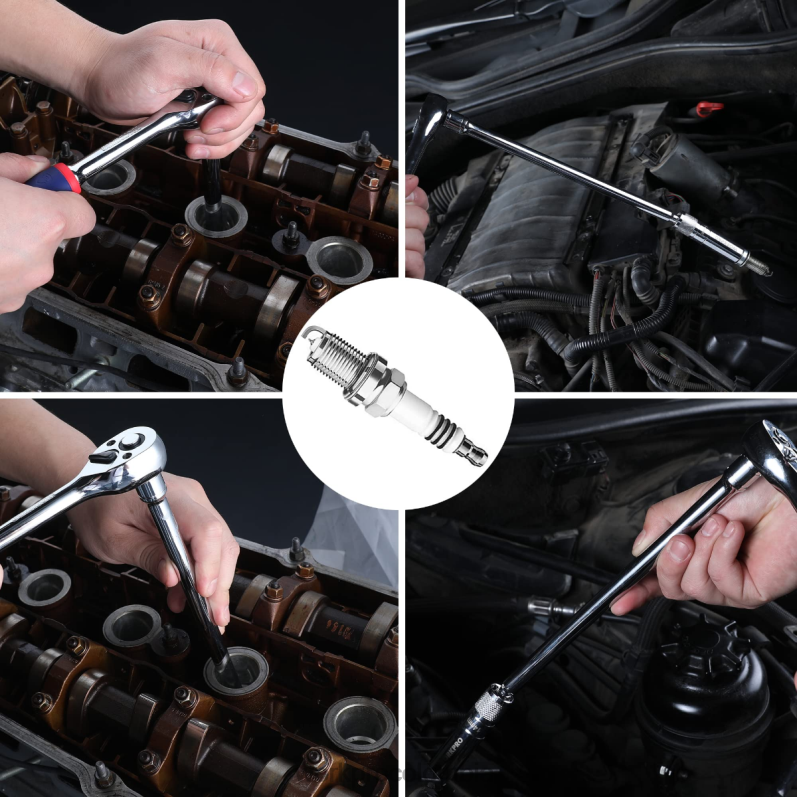 WORKPRO bujía giratoria magnética con enchufe de pared delgada JP02P144 herramienta moderno