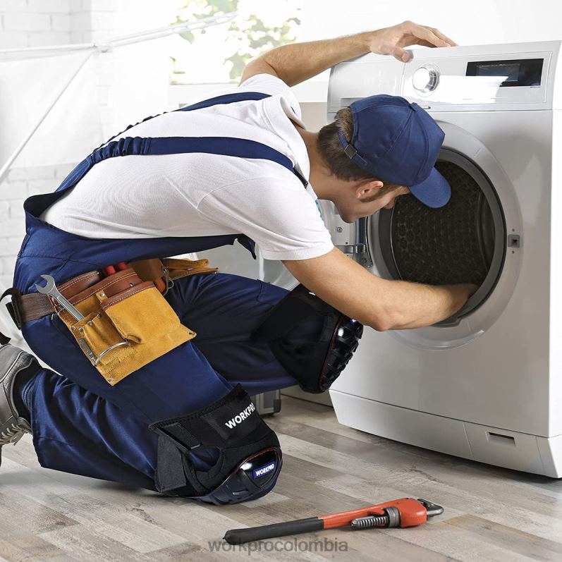 WORKPRO rodilleras de gel con correas antideslizantes, rodilleras profesionales para el trabajo JP02P129 herramienta moderno