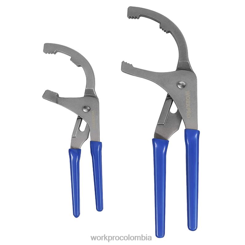 WORKPRO Juego de 2 llaves y alicates para filtro de aceite. JP02P76 herramienta útil