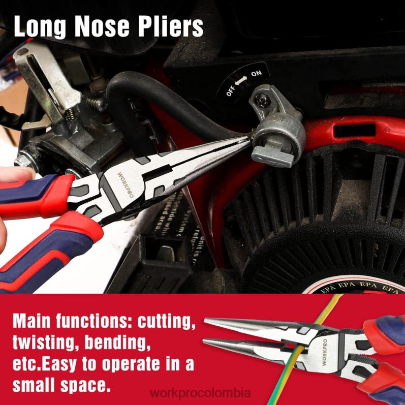 WORKPRO Juego de herramientas de alicates de construcción CR-V premium de 4 piezas JP02P72 herramienta moderno