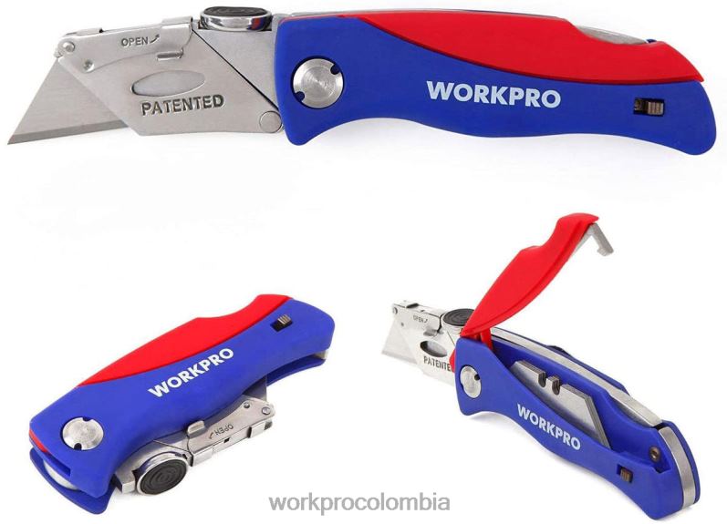 WORKPRO navaja multiusos plegable cortadora de cajas de cambio rápido JP02P50 herramienta útil