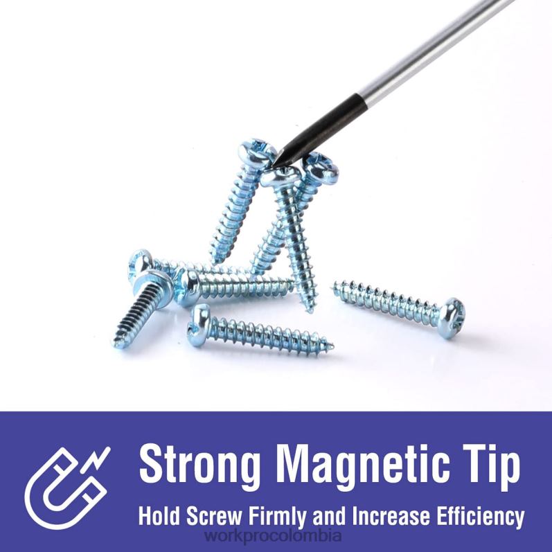 WORKPRO Juego de destornilladores magnéticos, 16 piezas de destornilladores de precisión Phillips ranurados Torx con magnetizador. JP02P98 herramienta nuevo