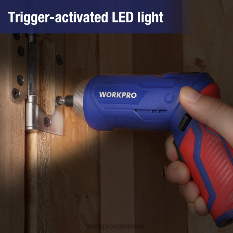 WORKPRO Kit de herramientas para el hogar general de 18 piezas. JP02P102 herramienta rosado azul