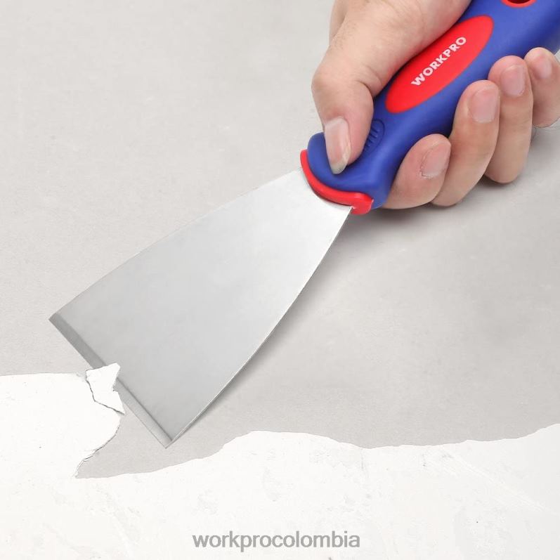 WORKPRO Juego de 4 espátulas de acero inoxidable. JP02P149 herramienta nuevo