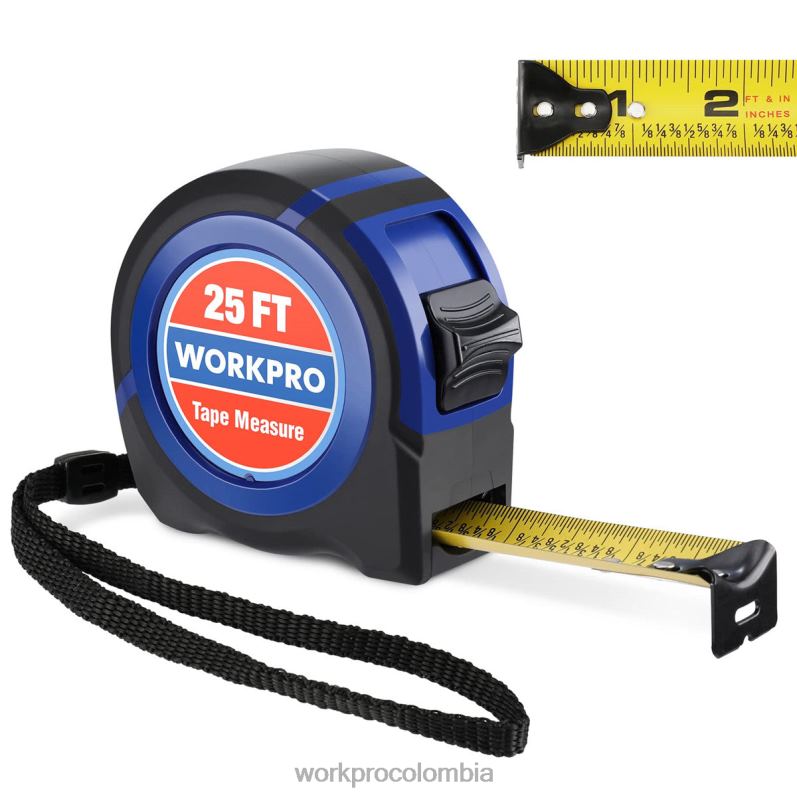 WORKPRO cinta métrica 25 pies JP02P112 herramienta útil