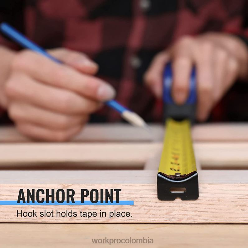 WORKPRO cinta métrica 25 pies JP02P112 herramienta útil