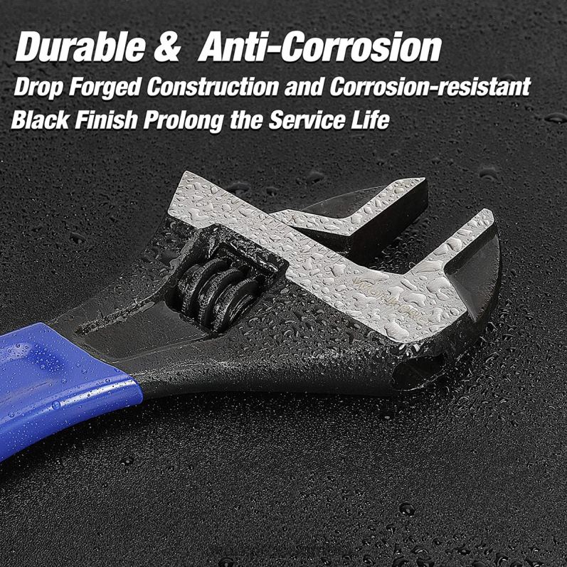 WORKPRO Juego de llaves ajustables de 2 piezas para taller de garaje doméstico y bricolaje JP02P87 herramienta útil