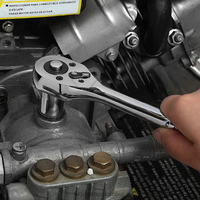 WORKPRO Juego de llaves de vaso de 39 piezas, juego de vasos pequeños de 1/4 y 3/8 de pulgada JP02P140 herramienta nuevo