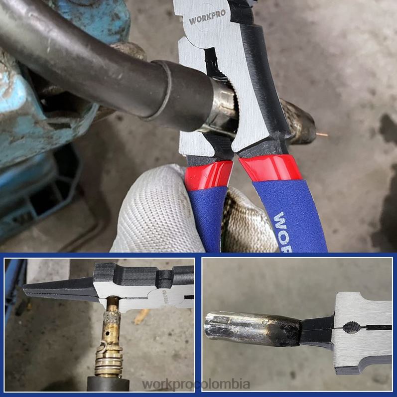 WORKPRO Alicates de soldadura, alicates de soldadura de acero cr-v multifuncionales JP02P74 herramienta nuevo