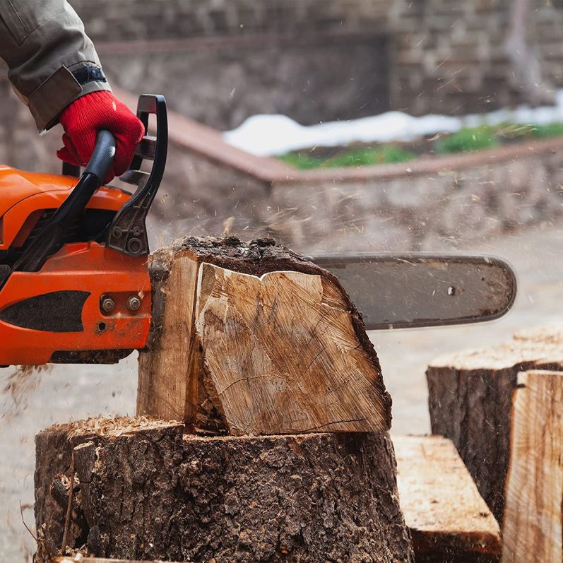 WORKPRO Paquete de 2 cadenas de motosierra, paso de 3/8