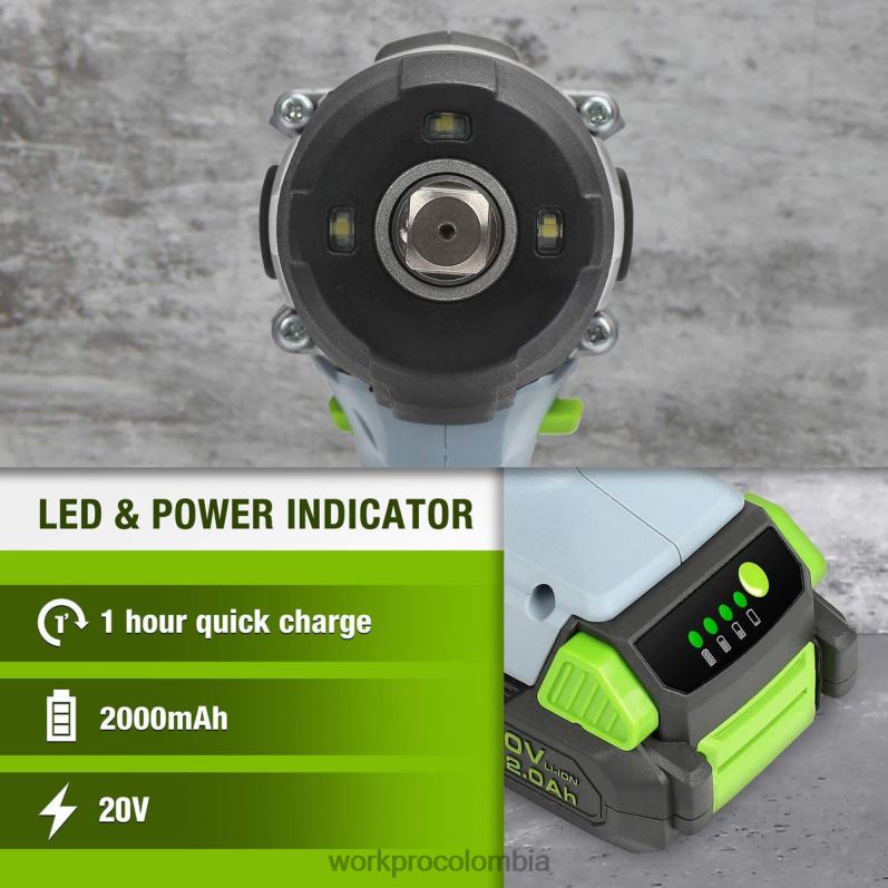 WORKPRO Llave de impacto inalámbrica de 20v, juego de alicates de 5 uds, juego de destornilladores magnéticos de 16 Uds y juego de llaves ajustables de 3 uds. JP02P319 herramienta útil