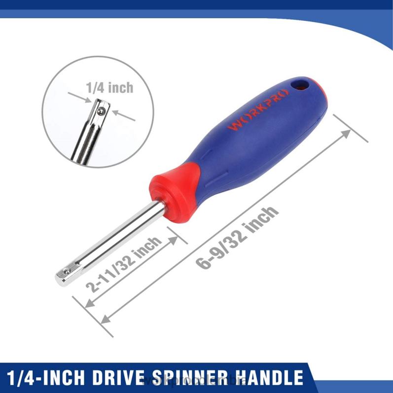 WORKPRO Juego de vasos, juego de vasos de 70 piezas con trinquete de liberación rápida, métrico y sae JP02P308 herramienta moderno
