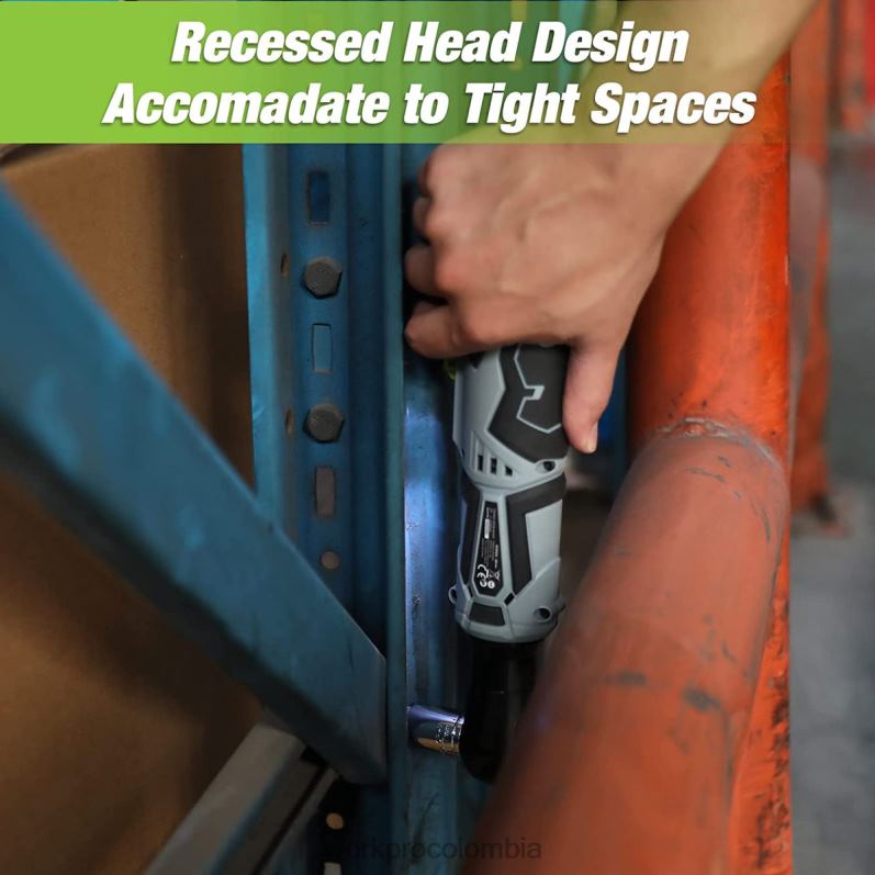 WORKPRO Llave de trinquete eléctrica inalámbrica, juego de 9 piezas de llave de trinquete eléctrica de 12 V y 40 pies-libras JP02P227 herramienta útil