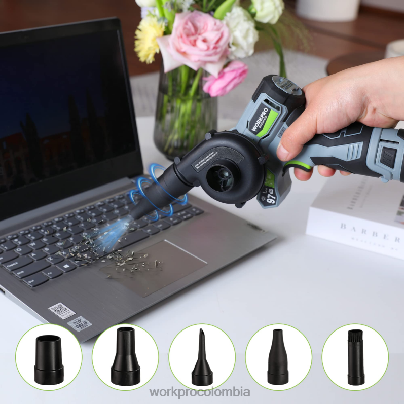 WORKPRO lijadora de banda inalámbrica para detalles, minisierra de cadena, soplador eléctrico, kit combinado de herramientas eléctricas 3 en 1 JP02P296 herramienta moderno